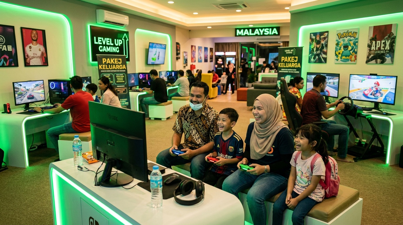 Keluarga di Gaming Point